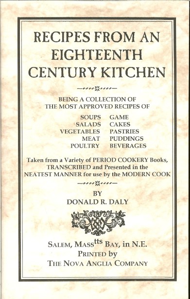 Image for RECIPES FROM AN EIGHTEENTH CENTURY KITCHEN
