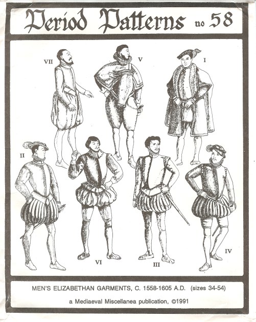 Image for PERIOD PATTERNS 58: MEN'S ELIZABETHAN GARMENTS C.1558-1605