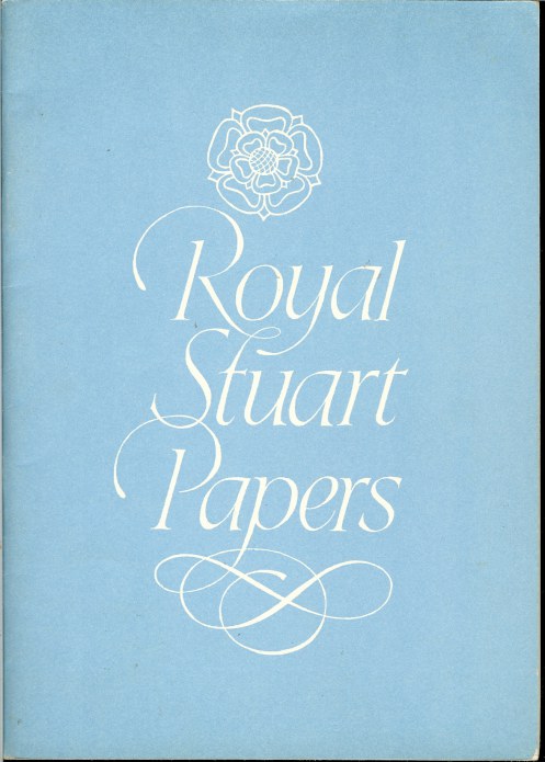 Image for ROYAL STUART PAPERS XX: MAJOR-GENERAL SIR JOHN DIGBY ' PEERLEESE CHAMPION AND MIRROUR OF PERFECT CHIVALRIE'