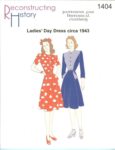 RH1404: LADIES' DAY DRESS CIRCA 1943 Image for RH1404: LADIES' DAY DRESS CIRCA 1943