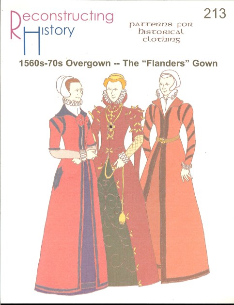 RH213: 1560S-70S OVERGOWN - THE 'FLANDERS' GOWN Image for RH213: 1560S-70S OVERGOWN - THE 'FLANDERS' GOWN