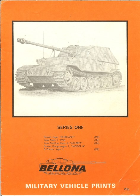 BELLONA MILITARY VEHICLE PRINTS: SERIES ONE Image for BELLONA MILITARY VEHICLE PRINTS: SERIES ONE