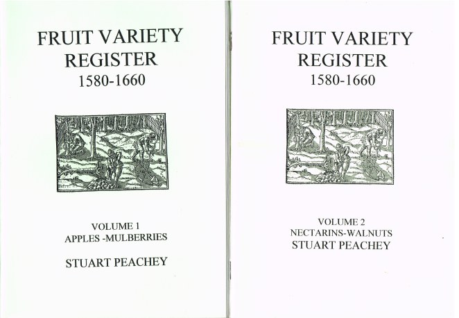 FRUIT VARIETY REGISTER 1580-1660 (TWO VOLUME SET) Image for FRUIT VARIETY REGISTER 1580-1660 (TWO VOLUME SET)