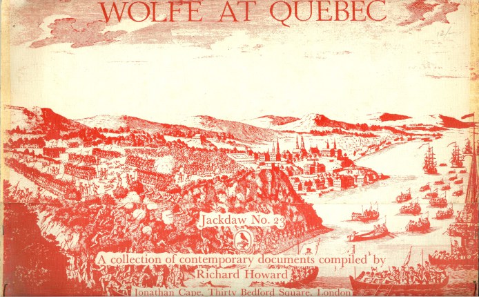 JACKDAW NO.23: WOLFE AT QUEBEC Image for JACKDAW NO.23: WOLFE AT QUEBEC