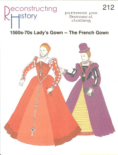 RH212: 1560S-1570S LADY'S OVERGOWN - THE FRENCH GOWN Image for RH212: 1560S-1570S LADY'S OVERGOWN - THE FRENCH GOWN