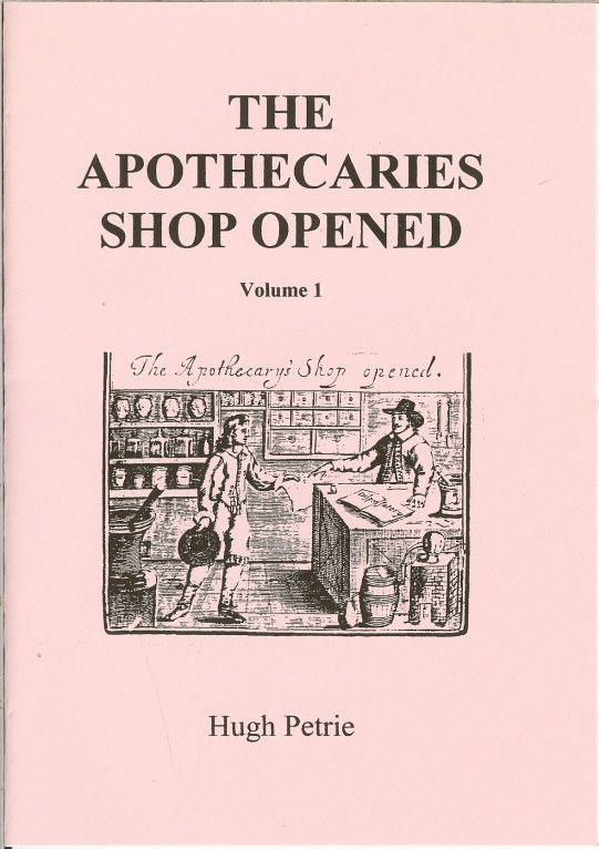 THE APOTHECARIES SHOP OPENED VOLUME 1 Image for THE APOTHECARIES SHOP OPENED VOLUME 1