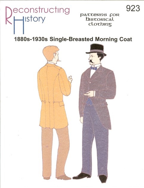 Image for RH923: MEN'S 1880S-1930S SINGLE-BREASTED MORNING COAT