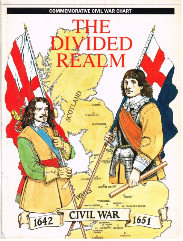 Image for THE DIVIDED REALM: COMMEMORATIVE CIVIL WAR CHART