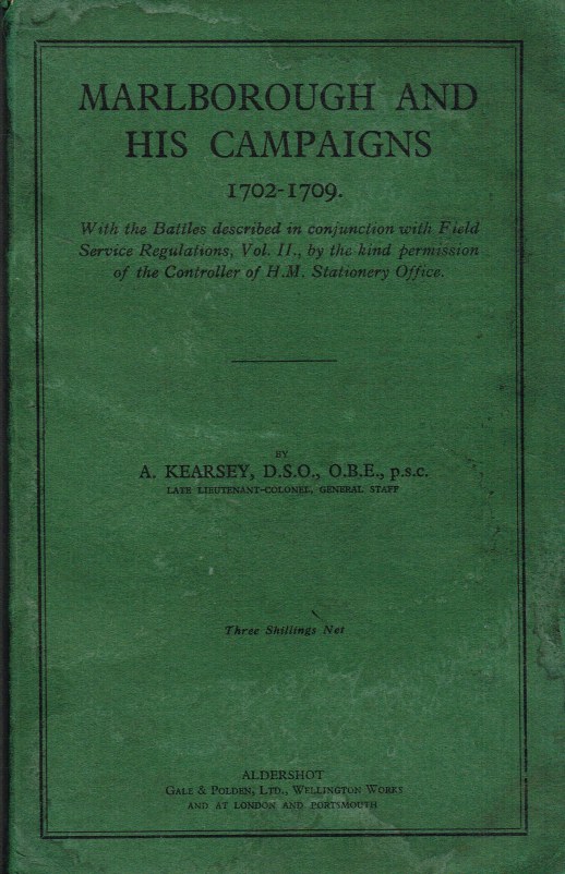 MARLBOROUGH AND HIS CAMPAIGNS 1702-1709 Image for MARLBOROUGH AND HIS CAMPAIGNS 1702-1709