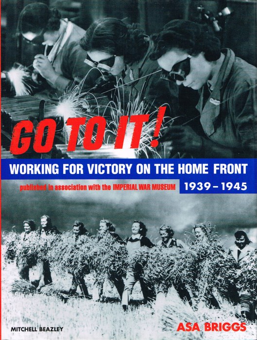 Image for GO TO IT! WORKING FOR VICTORY ON THE HOME FRONT 1939-1945