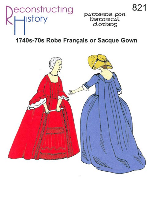 Image for RH821: 1740S - 70S ROBE FRANÇAIS OR SACQUE GOWN
