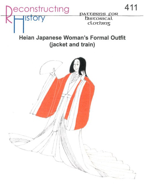 Image for RH411: HEIAN JAPANESE WOMAN'S FORMAL OUTFIT (JACKET AND TRAIN)