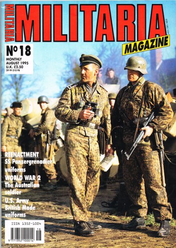 MILITARIA MAGAZINE NO 18 : AUGUST 1995 Image for MILITARIA MAGAZINE NO 18 : AUGUST 1995