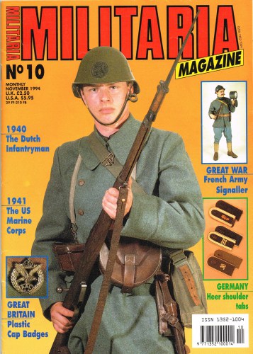 MILITARIA MAGAZINE NO 10 : NOVEMBER 1994 Image for MILITARIA MAGAZINE NO 10 : NOVEMBER 1994