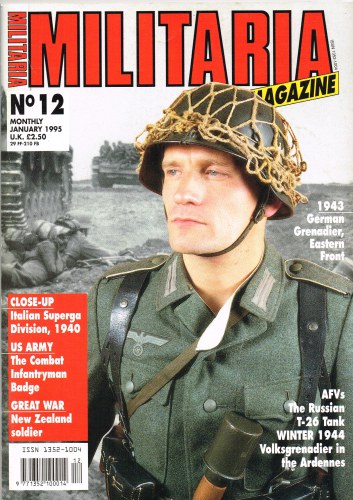 MILITARIA MAGAZINE NO 12 : JANUARY 1995 Image for MILITARIA MAGAZINE NO 12 : JANUARY 1995