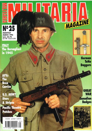 MILITARIA MAGAZINE NO 25 : MARCH 1996 Image for MILITARIA MAGAZINE NO 25 : MARCH 1996