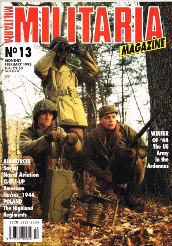 MILITARIA MAGAZINE NO 13 : FEBRUARY 1995 Image for MILITARIA MAGAZINE NO 13 : FEBRUARY 1995