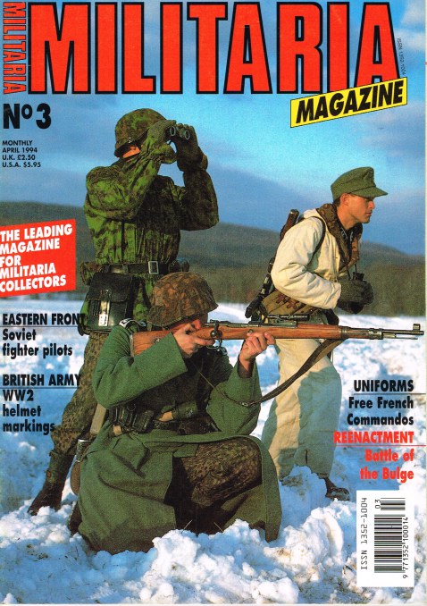 MILITARIA MAGAZINE NO 3 : APRIL 1994 Image for MILITARIA MAGAZINE NO 3 : APRIL 1994