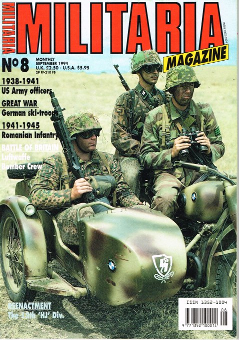 Image for MILITARIA MAGAZINE NO 8 : SEPTEMBER 1994