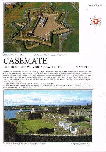 Image for CASEMATE FORTRESS STUDY GROUP NEWSLETTER NO.70 MAY 2004