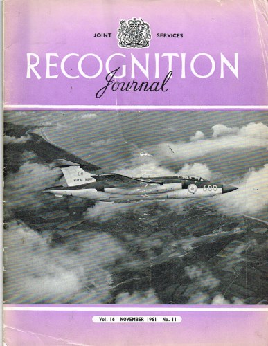 JOINT SERVICES RECOGNITION JOURNAL: VOL.16, NO.11: NOVEMBER 1961 Image for JOINT SERVICES RECOGNITION JOURNAL: VOL.16, NO.11: NOVEMBER 1961
