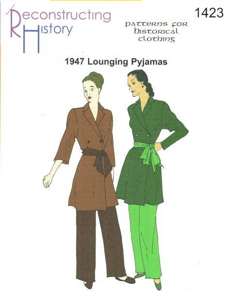 RH1423: LADIES' LOUNGING PYJAMAS CIRCA 1947 Image for RH1423: LADIES' LOUNGING PYJAMAS CIRCA 1947