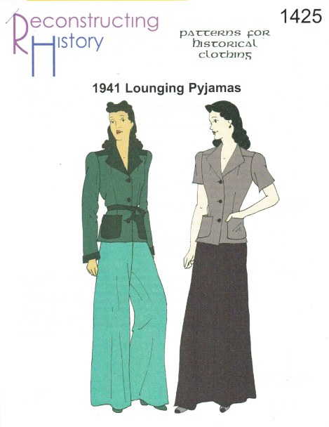 RH1425: LADIES' LOUNGING PYJAMAS CIRCA 1941 Image for RH1425: LADIES' LOUNGING PYJAMAS CIRCA 1941