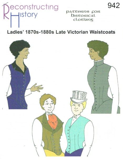 Image for RH942: LADIES' WAISTCOAT FOR 1870S-1880S