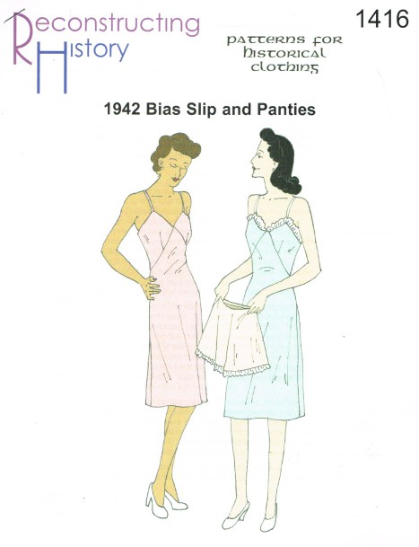 RH1416: LADIES' BIAS-CUT SLIP AND PANTIES CIRCA 1942 Image for RH1416: LADIES' BIAS-CUT SLIP AND PANTIES CIRCA 1942