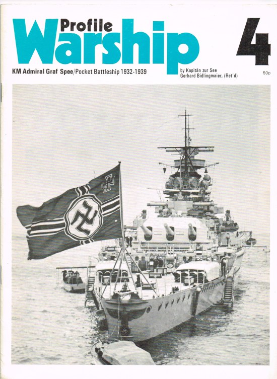 Image for PROFILE WARSHIP 4: KM ADMIRAL GRAF SPEE POCKET BATTLESHIP 1932-1939