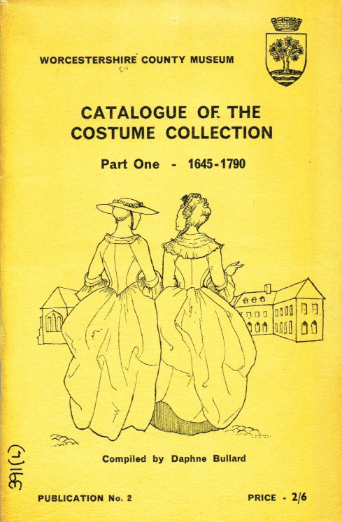 Image for CATALOGUE OF THE COSTUME COLLECTION PART ONE: 1645-1790