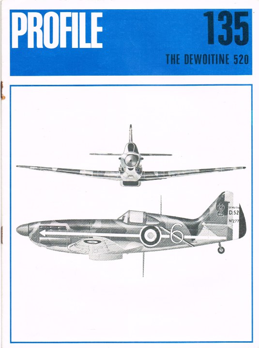 AIRCRAFT PROFILE 135: THE DEWOITINE 520 Image for AIRCRAFT PROFILE 135: THE DEWOITINE 520