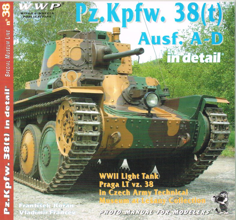 Image for SPECIAL MUSEUM LINE NO.38: PZ.KPFW. 38 (T) AUSF. A-D