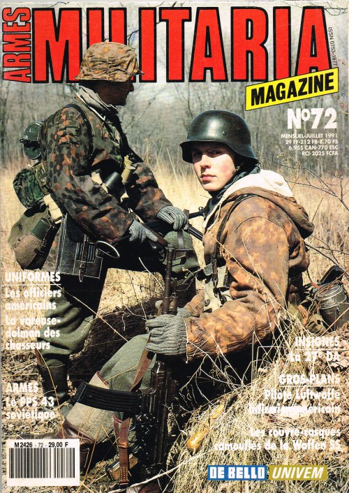 Image for ARMES MILITARIA MAGAZINE NO. 72 (FRENCH TEXT)