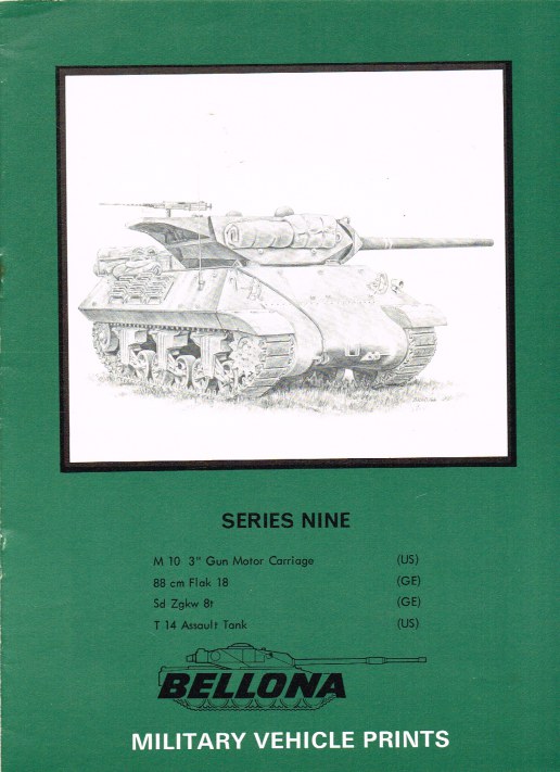Image for BELLONA MILITARY VEHICLE PRINTS: SERIES NINE