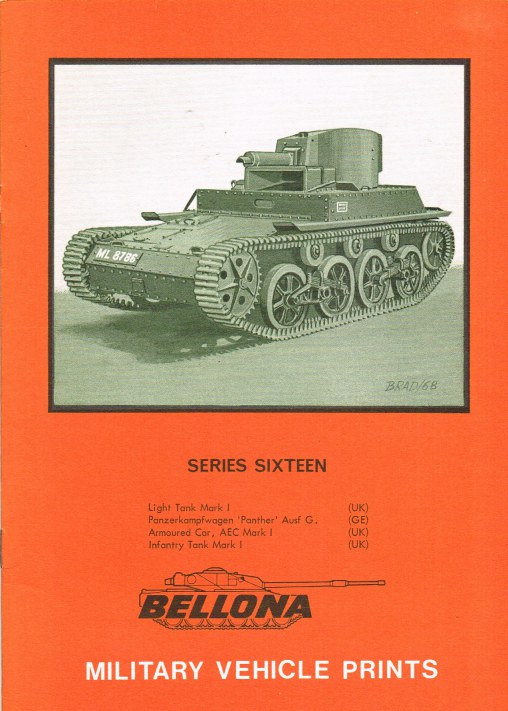 Image for BELLONA MILITARY VEHICLE PRINTS: SERIES SIXTEEN
