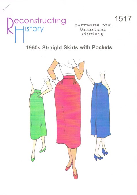 Image for RH1517: 1950S STRAIGHT SKIRTS WITH POCKETS
