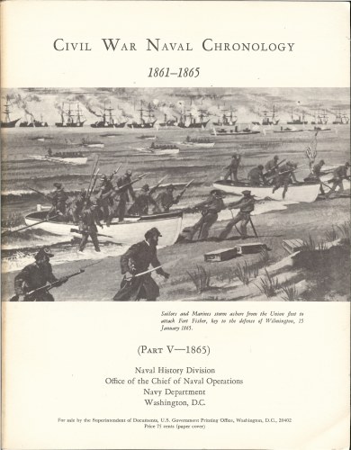 Image for CIVIL WAR NAVAL CHRONOLOGY 1861-1865 (PART V- 1865)