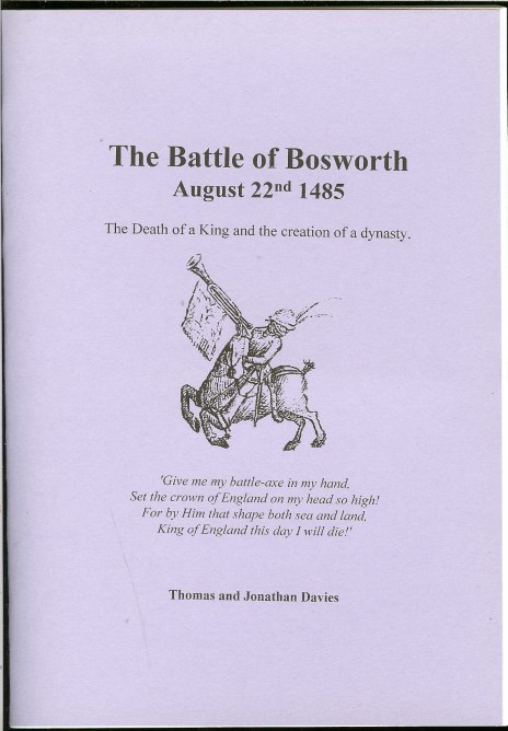 Image for THE BATTLE OF BOSWORTH 1485
