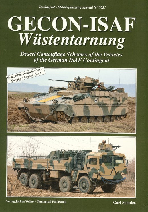 Image for GECON-ISAF WUSTENTARNUNG: DESERT CAMOUFLAGE SCHEMES OF THE VEHICLES OF THE GERMAN ISAF CONTINGENT