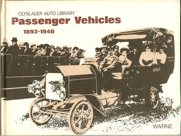 Image for PASSENGER VEHICLES 1893-1940