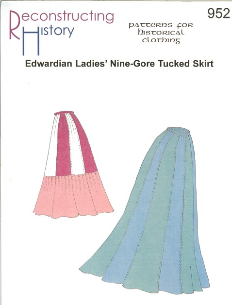 Image for RH952: EDWARDIAN LADIES' NINE-GORE TUCKED SKIRT
