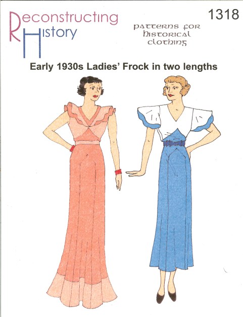 Image for RH1318: EARLY LADIES' FROCK IN TWO LENGTHS