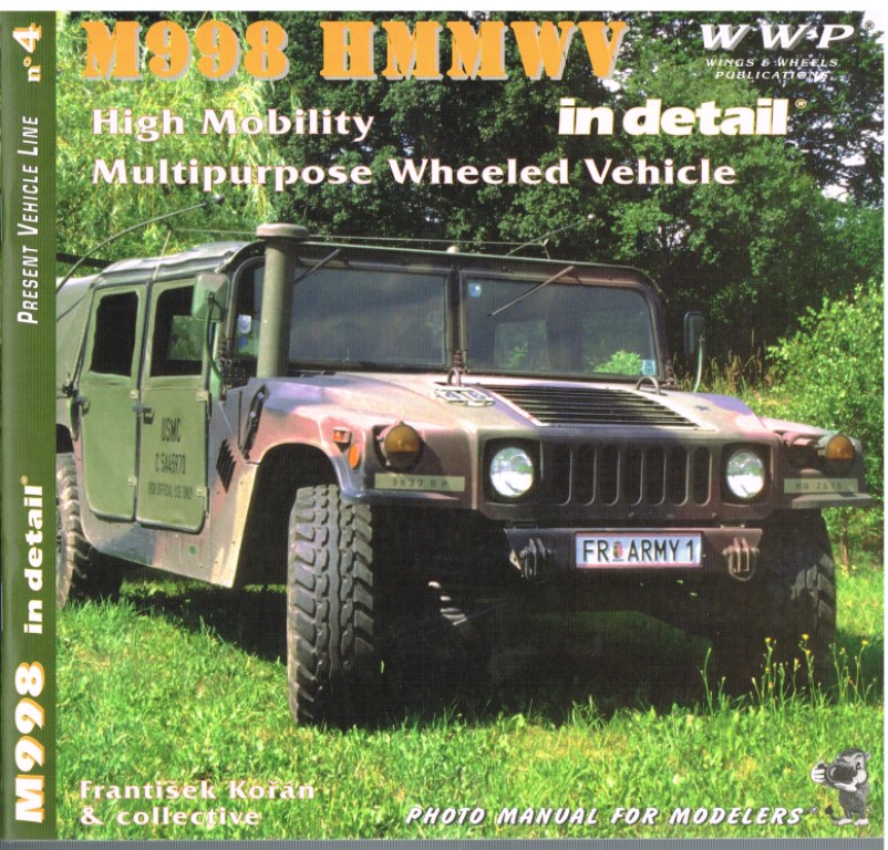 Image for PRESENT VEHICLE LINE NO.4: M998 HMMWV IN DETAIL