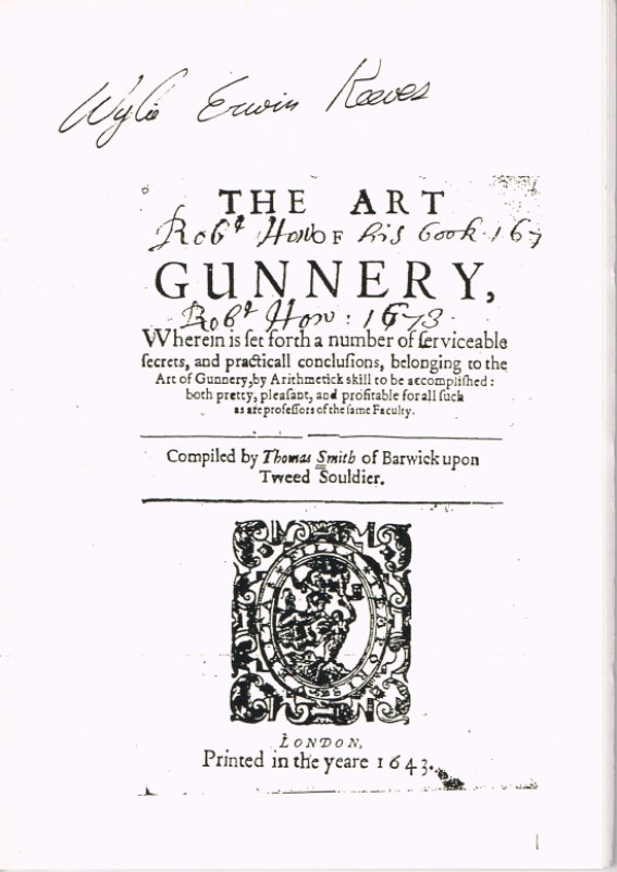 Image for THE ART OF GUNNERY (1643)