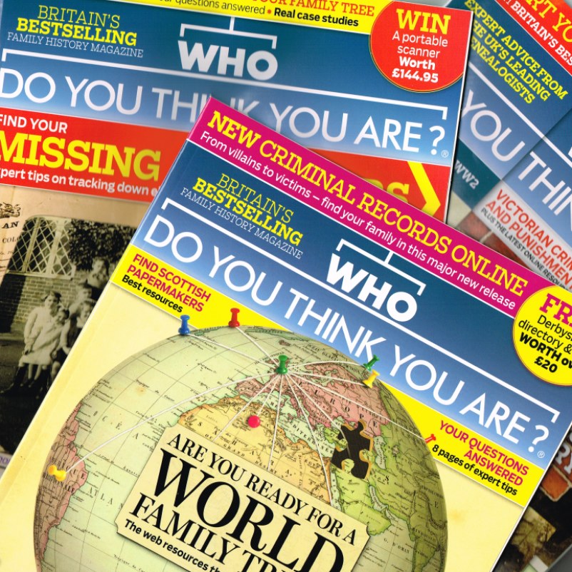 Buy back issues of Who Do You Think You Are? Magazine