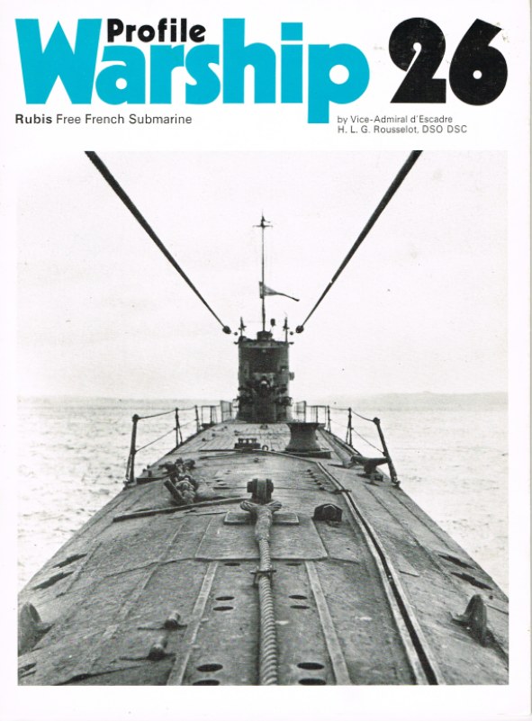 Image for PROFILE WARSHIP 26: RUBIS FREE FRENCH SUBMARINE