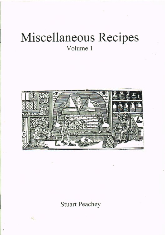 Image for MISCELLANEOUS RECIPES VOLUME 1 (SEVENTEENTH CENTURY)