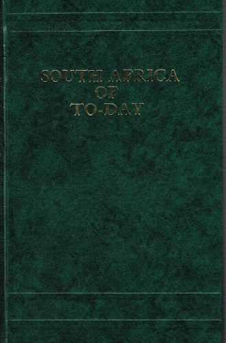 Image for SOUTH AFRICA OF TO-DAY (1898)