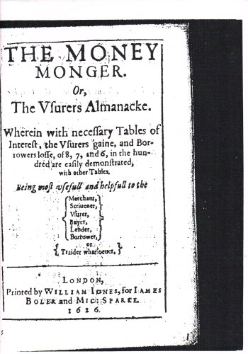 Image for THE MONEY MONGER (1626)